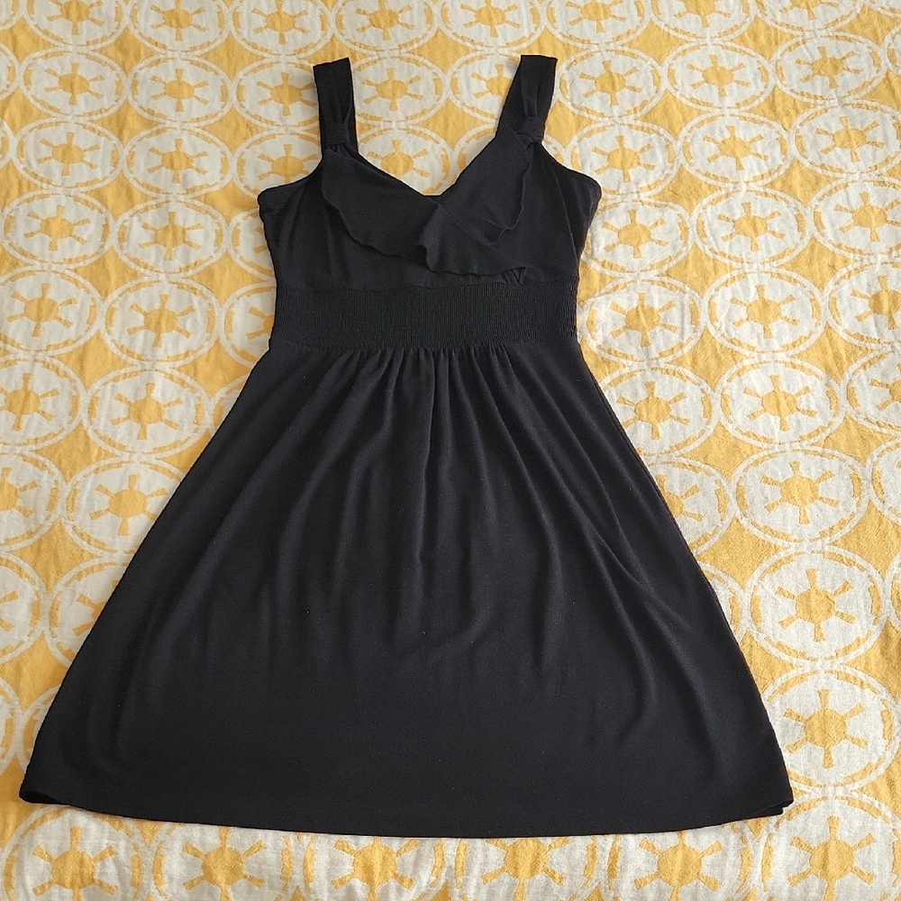 White House Black Market Elegant Black Mini Dress
